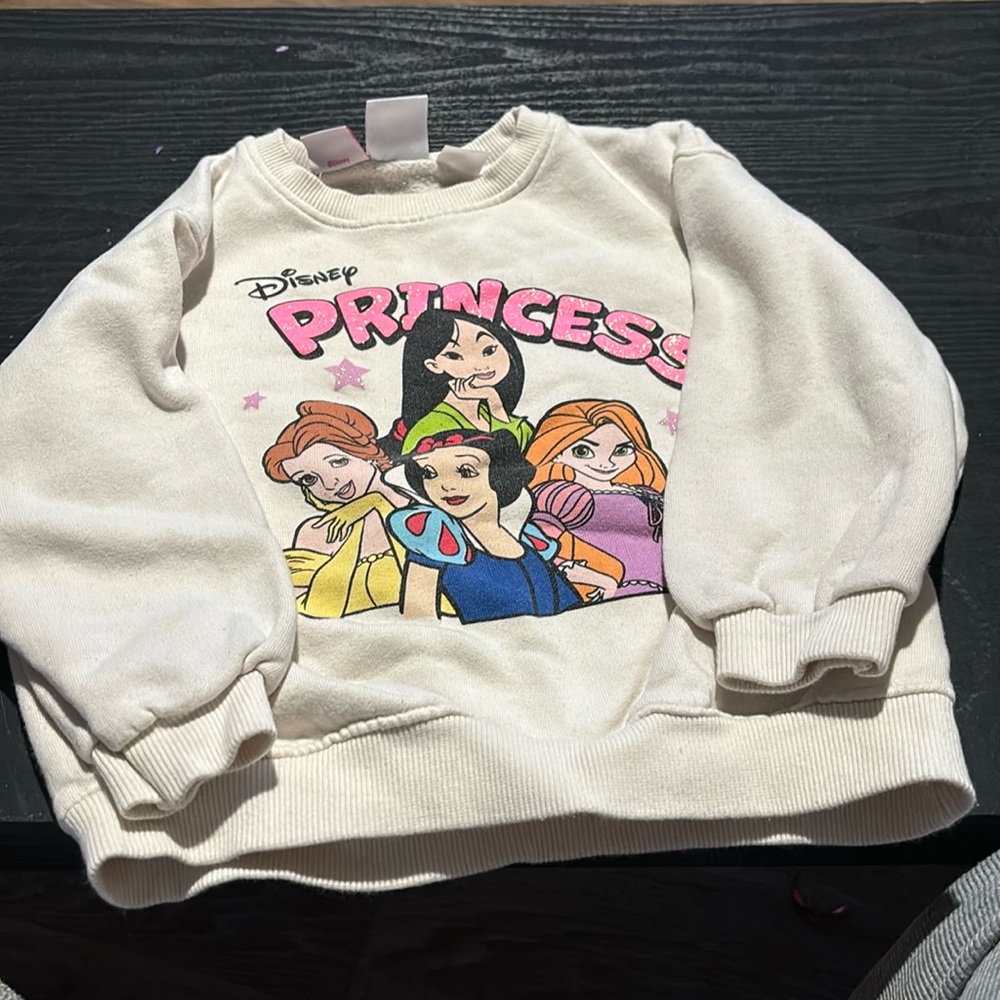 Little girl princess sweatshirt size 3-4t